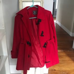 Forever 21 Red Peacoat